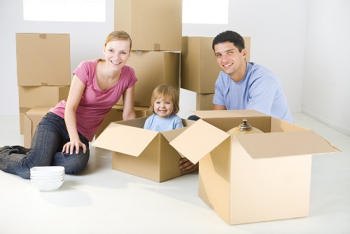 Removal team helping with a home move in Sutton