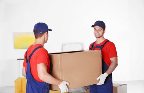 Local moving van ready for a Sutton home removal