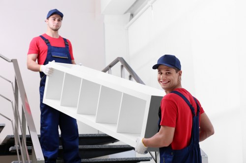 Office relocation team preparing a business move in Sutton