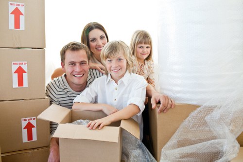 Careful packing and protection of fragile items during a Sutton move