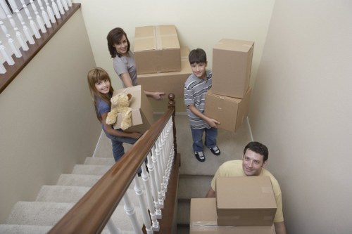 Unpacking support in a Sutton residential move